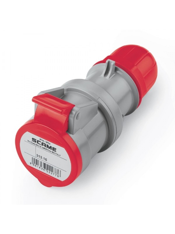 Priza mobila 16A, 3P+N+E, IP44 Scame cod 313.1647