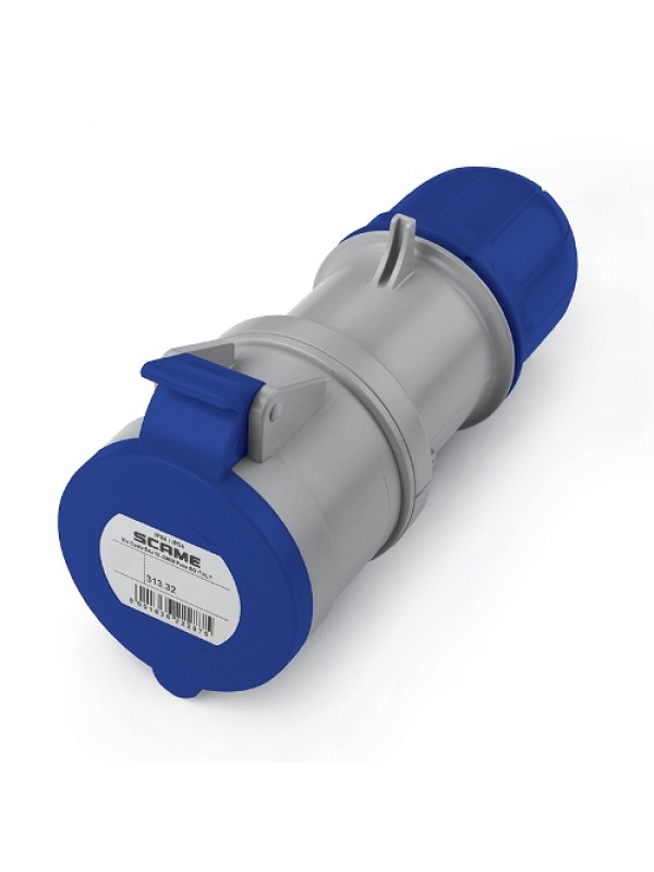 Priza mobila 16A, 2P+E, IP44 Scame cod 313.1643