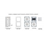 Adaptor montaj aparent 2 aparate S1, 10428989 Berker Adaptor montaj aparent 2 aparate S1, 10428989 Berker