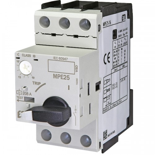 Intreruptor protectie motor 10-16A MPE25 ETI 004648011