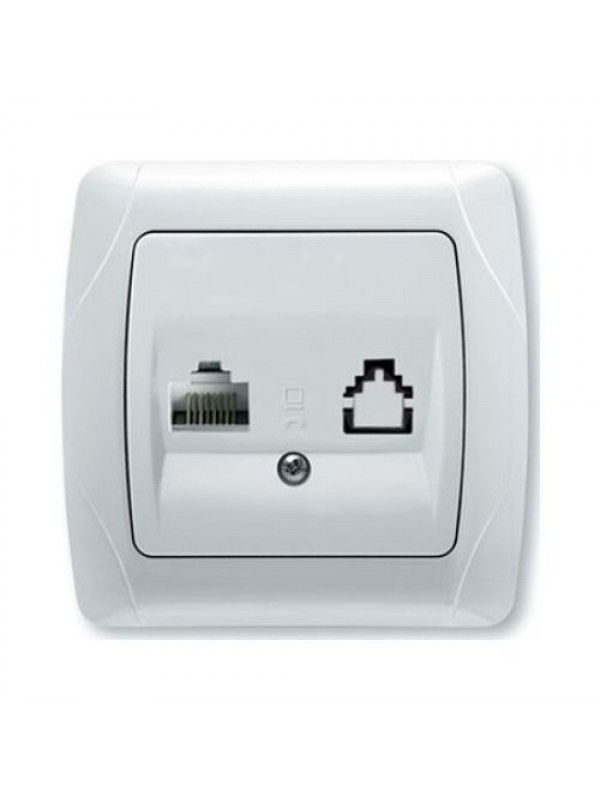 Priza calculator RJ45 CAT5 Carmen Viko cod VI-CCAL1