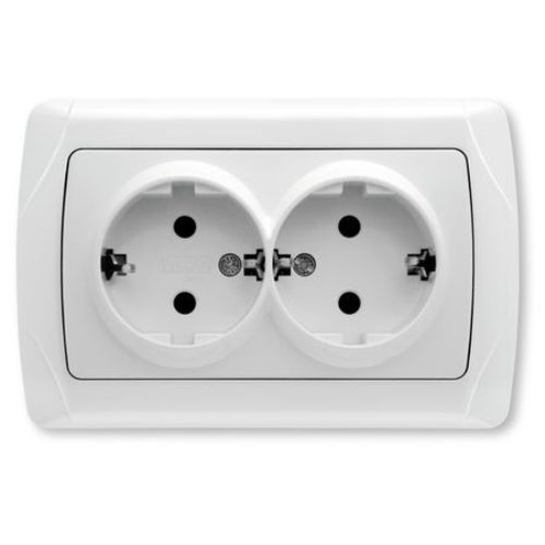 Priza dubla ST cu CP Carmen Viko cod VI-CS2