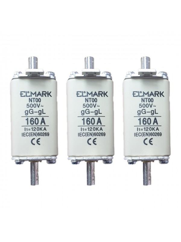 Set 3 sigurante MPR grupa 00 160A Elmark
