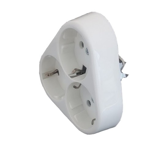 Priza tripla ST CU CP Carmen Viko cod VI-40