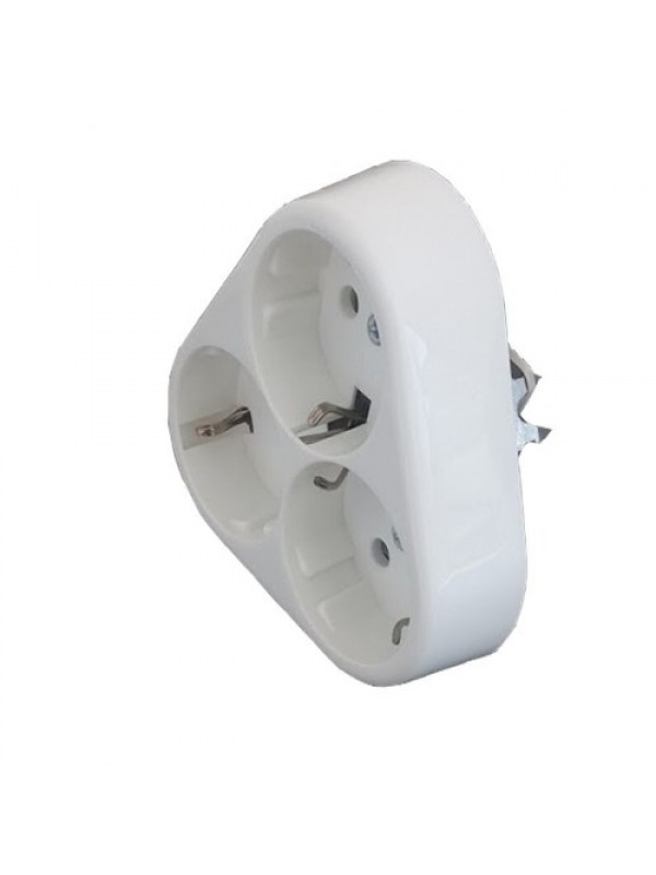 Priza tripla ST CU CP Carmen Viko cod VI-40
